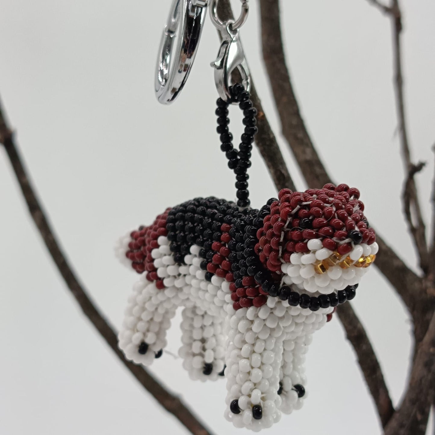 Bag charm - Beaded BERNESE