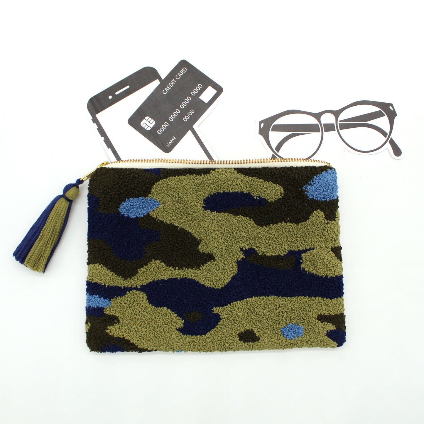 Cosmetic Bag - CAMO Green