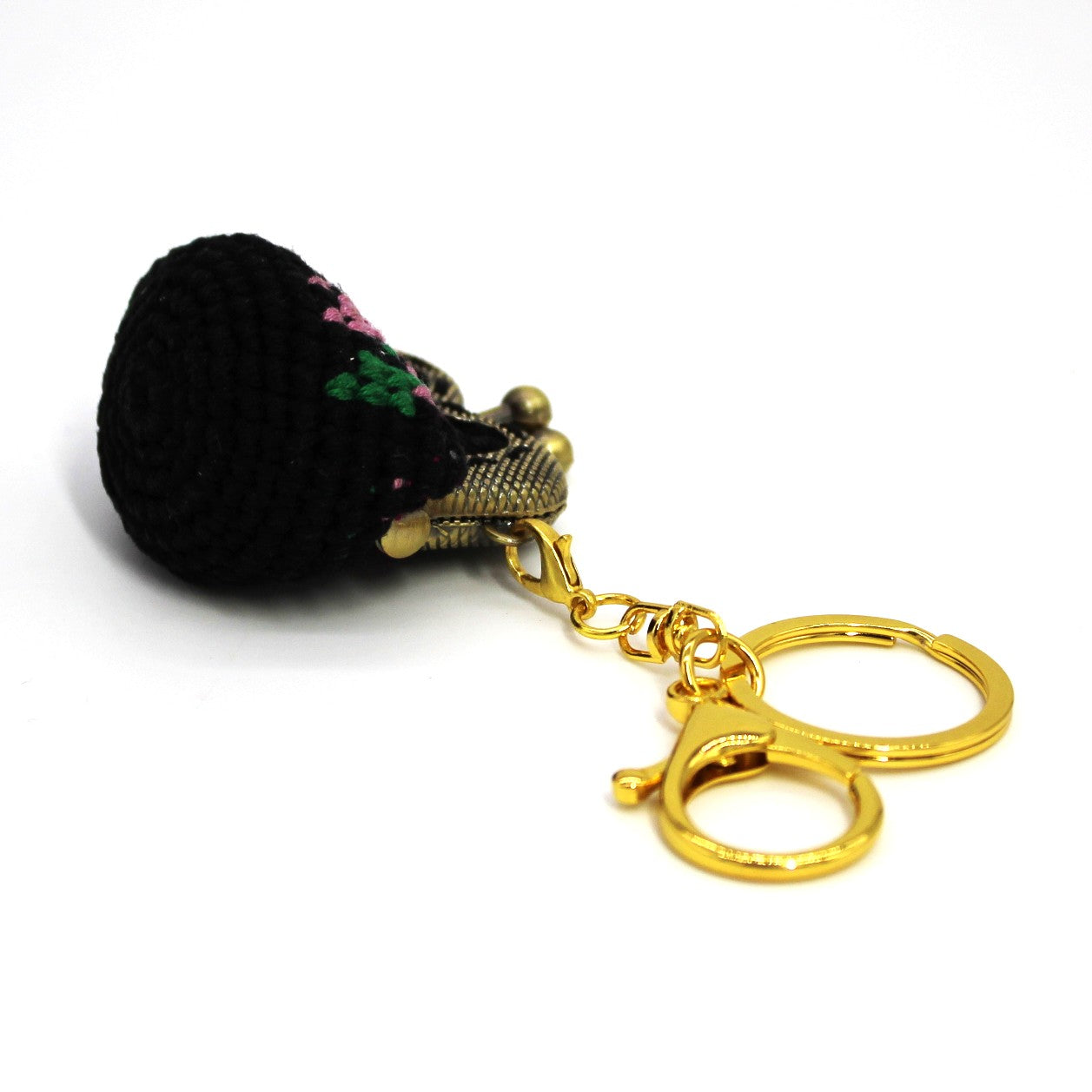 Bag charm - COTTON CROCHET HANDBAG