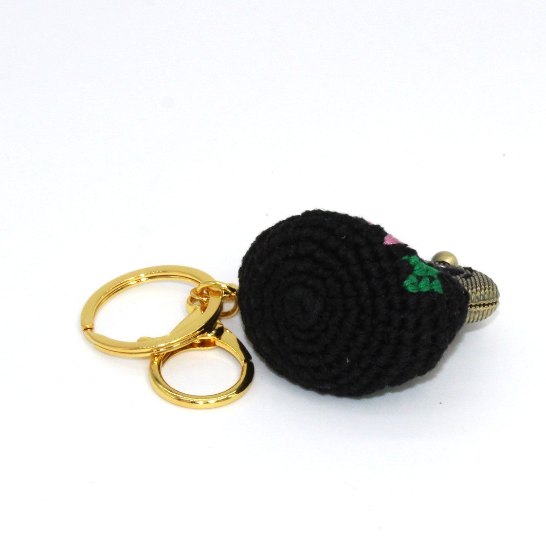 Bag charm - COTTON CROCHET HANDBAG