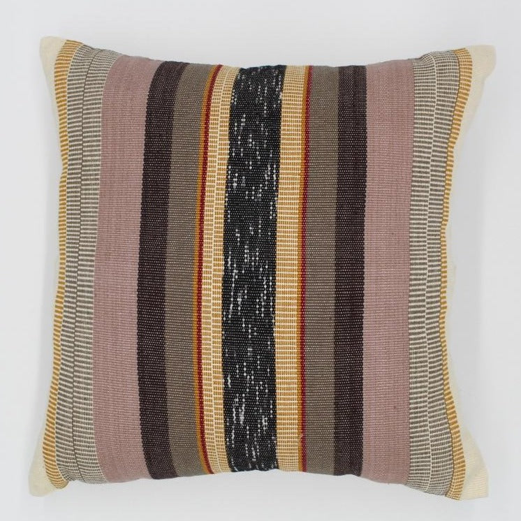 Pillow cover, striped square 14" x 14"